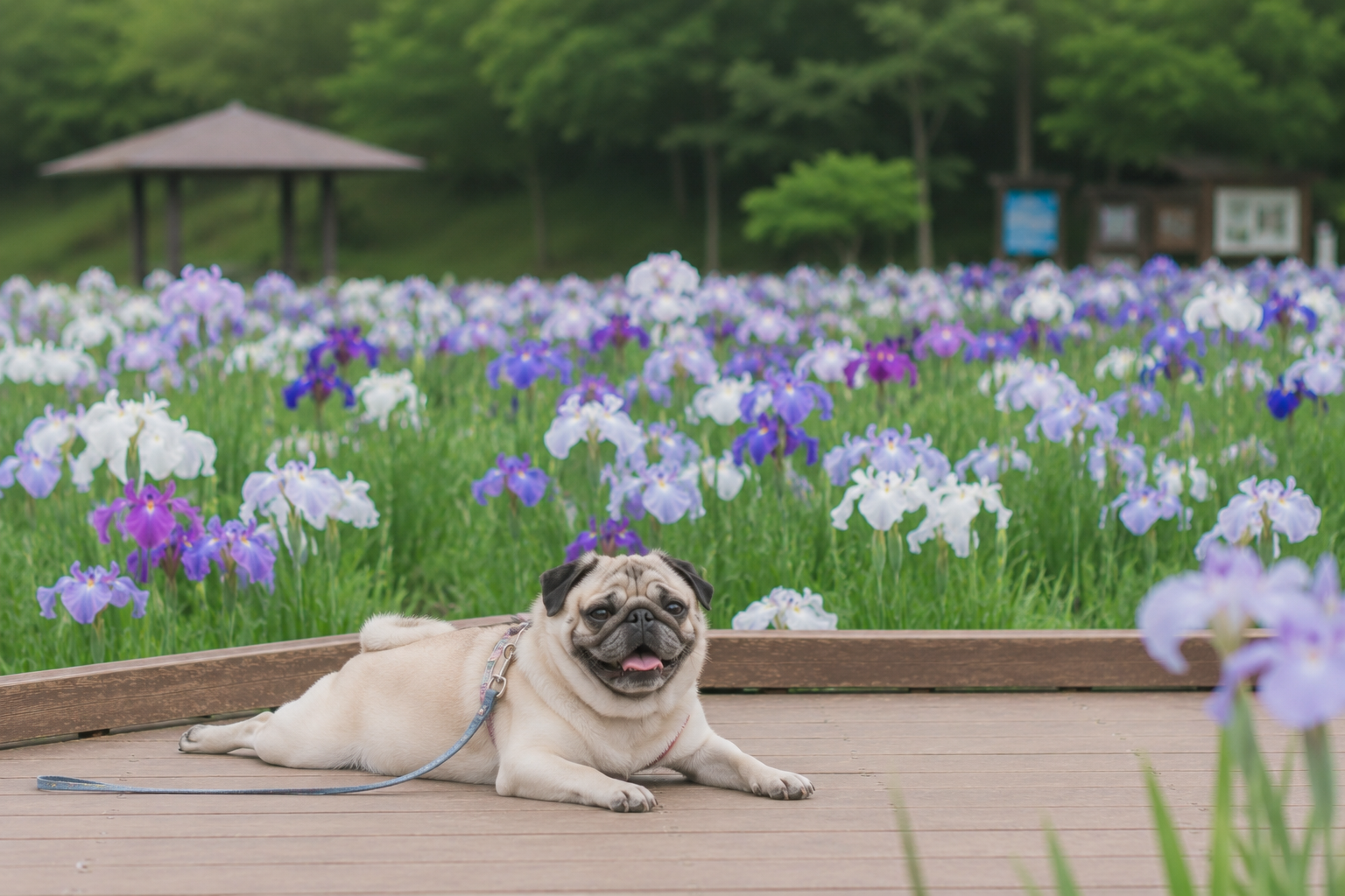 相模原公園でわんこ写真を撮ろう！花菖蒲×ドッグラン、6月が狙い目な理由